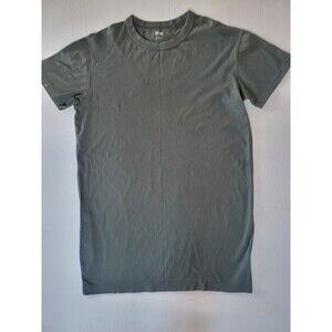 Uniqlo Women's shirt dress Cotton Rust Grey Size Small